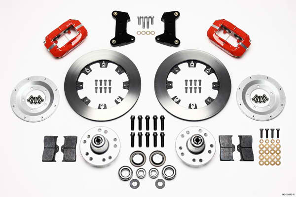 FDL Front Kit,12.19", Drilled, Red