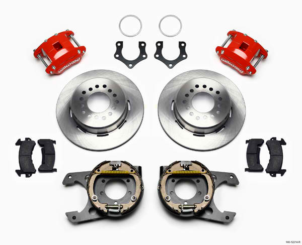 D154 P/S Park Brake Kit, Red