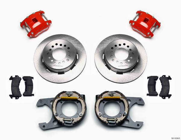 D154 P/S Park Brake Kit, Red