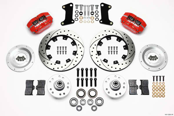 DP-DB Front Kit,12.19", Drilled, Red