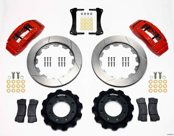 TC6R Front Kit,16.00", Drilled, Red