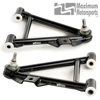 Reverse-offset Front Control Arms, 1979-93 Mustang, Delrin