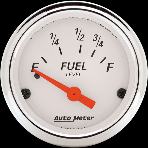 Auto Meter 2 1/16" STREET ROD SERIES (Arctic White)