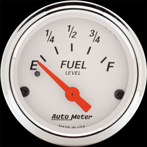 Auto Meter 2 1/16" STREET ROD SERIES (Arctic White)