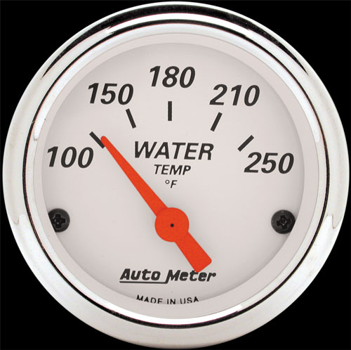 Auto Meter 2 1/16" STREET ROD SERIES (Arctic White)