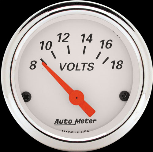 Auto Meter 2 1/16" STREET ROD SERIES (Arctic White)