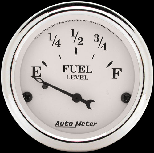 Auto Meter 2 1/16" STREET ROD SERIES (Old Tyme White)