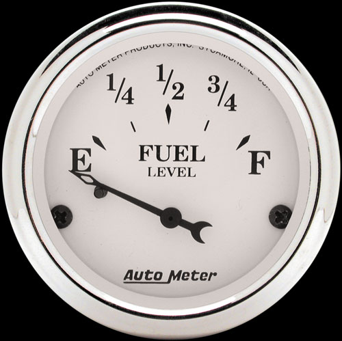 Auto Meter 2 1/16" STREET ROD SERIES (Old Tyme White)