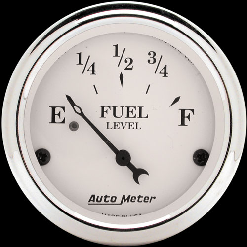 Auto Meter 2 1/16" STREET ROD SERIES (Old Tyme White)