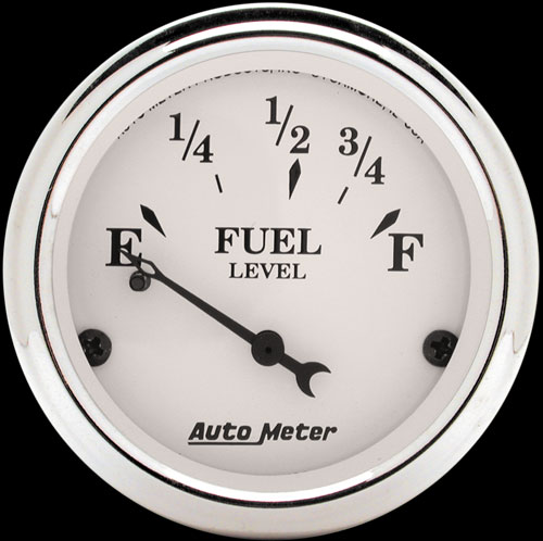 Auto Meter 2 1/16" STREET ROD SERIES (Old Tyme White)