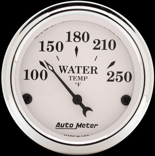Auto Meter 2 1/16" STREET ROD SERIES (Old Tyme White)