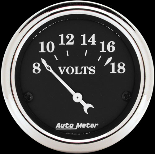Auto Meter 2 1/16" STREET ROD SERIES (Designer Black)