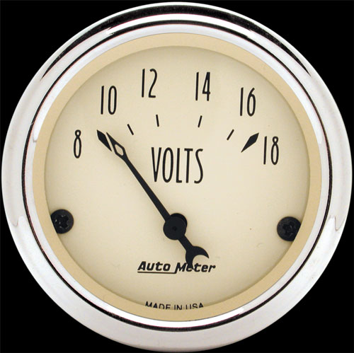 Auto Meter 2 1/16" STREET ROD SERIES (Antique Beige)